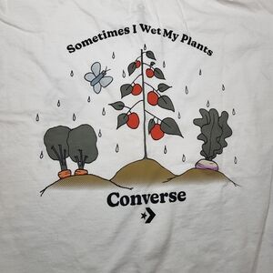 Converse Kids White Graphic T-Shirt